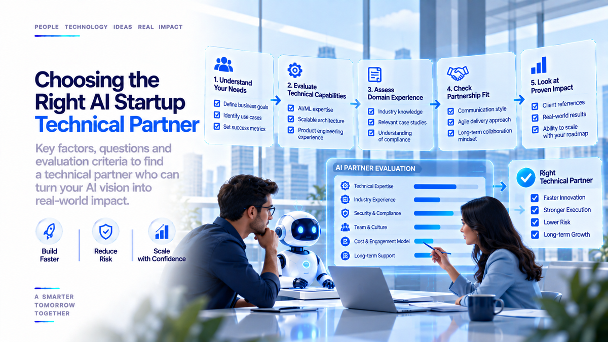 Choosing the Right AI Startup Technical Partner